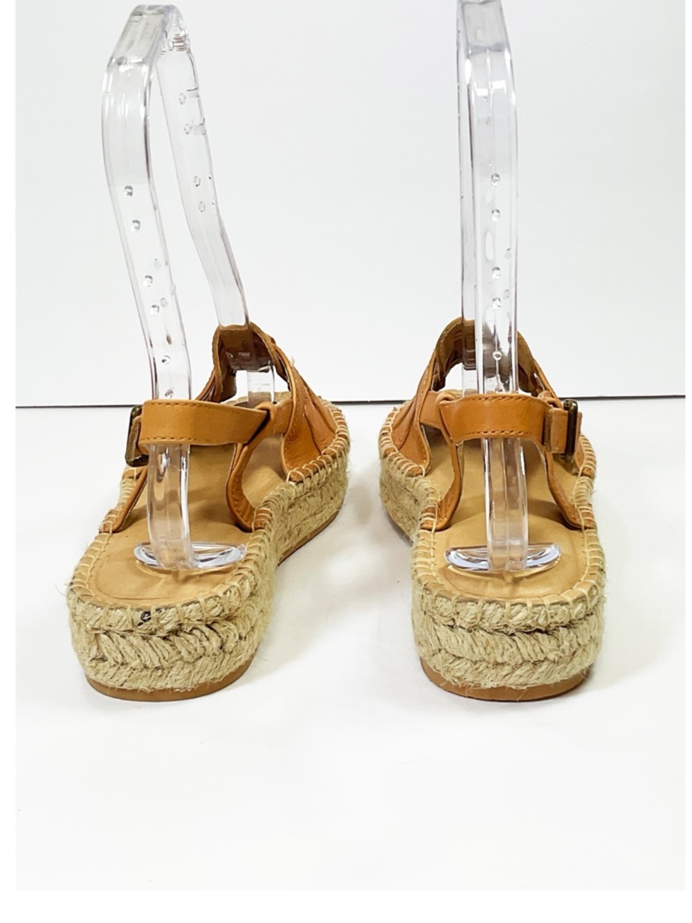 Soludos Sanibel Leather Fisherman Espadrille Sandals - Tan - Picture 4 of 9
